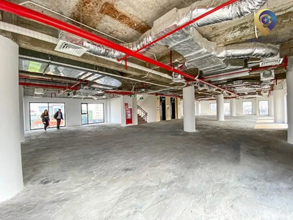 Vacant office floor at VAD Building, Ba Dinh District